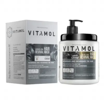 ماسک مو بدون ابکشی ویتامول حاوی خاویار 500 میل