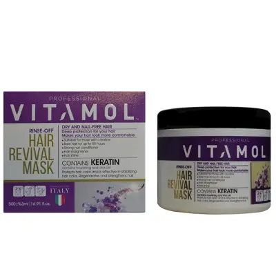 ماسک مو داخل حمام ویتامول حاوی کراتین حجم 500 میل