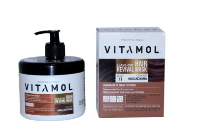 ماسک مو بدون ابکشی ویتامول حاوی روغن ماکادمیا 500 میل