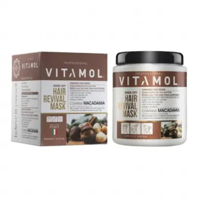 ماسک مو با آبکشی ویتامول حاوی روغن ماکادمیا حجم 500 میل