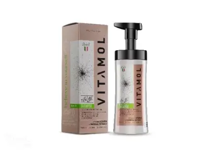 شامپو فاقد سولفات ویتامول مناسب موهای کراتین شده و آسیب دیده حجم 300 میل